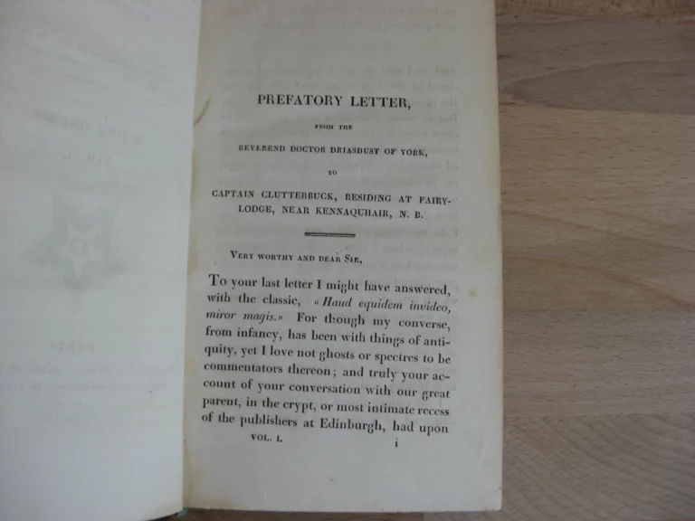 Peveril of the Peak, 4 tomes.  Sir Walter Scott