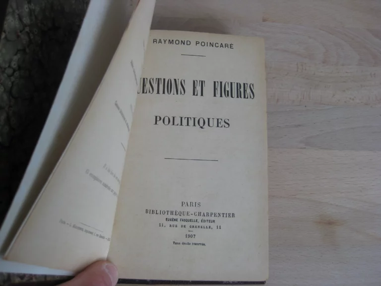Questions et figures politiques, Raymond Poincaré