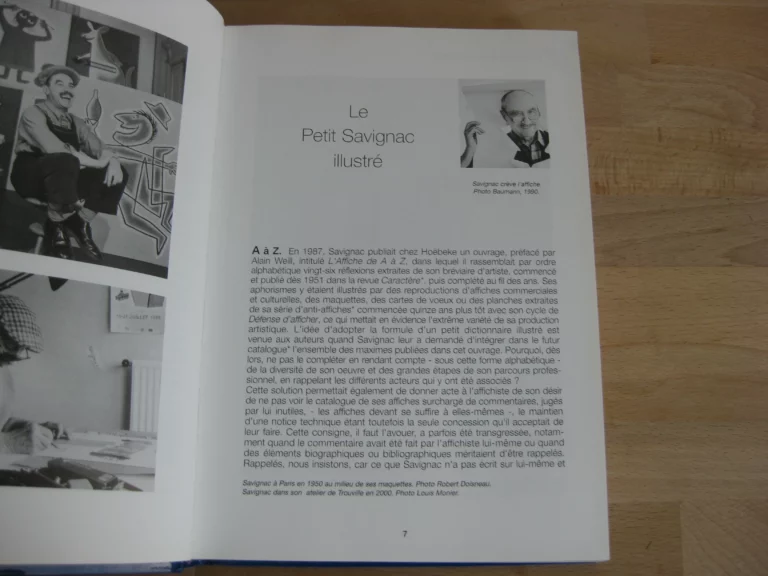 Savignac affichiste : Exposition Paris Bibliothèque Forney (11 septembre 2001-12 janvier 2002)