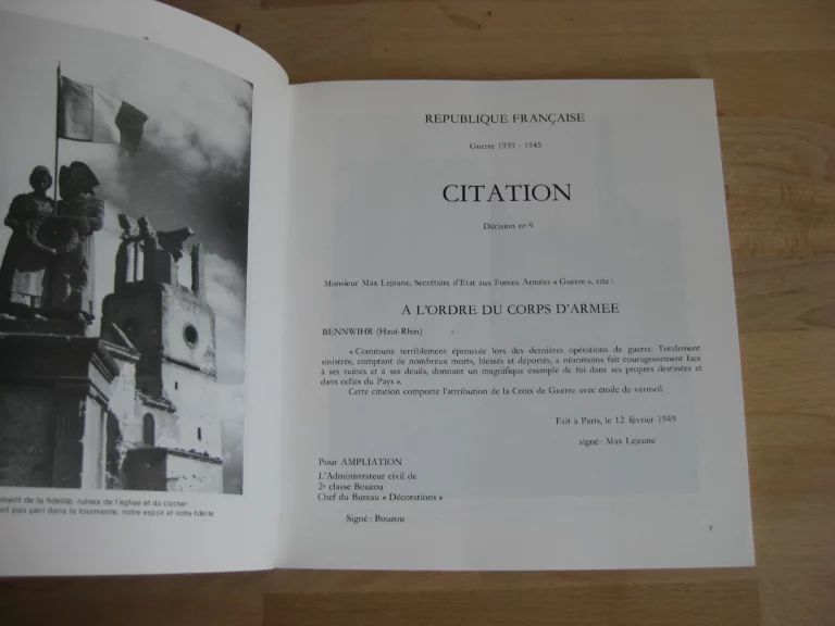 Un Village martyr au cœur de la poche de Colmar Un Village martyr au cœur de la poche de Colmar