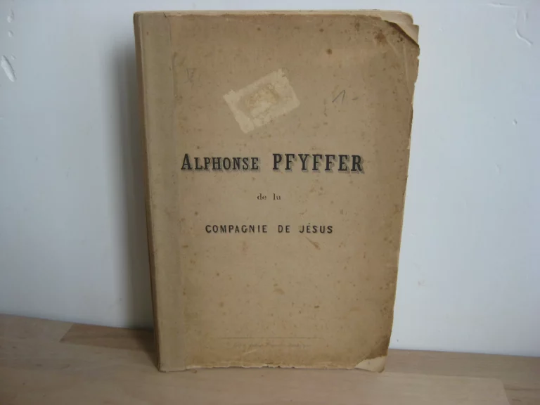 Alphonse Pfyffer de la Compagnie de Jésus - Paul Mury