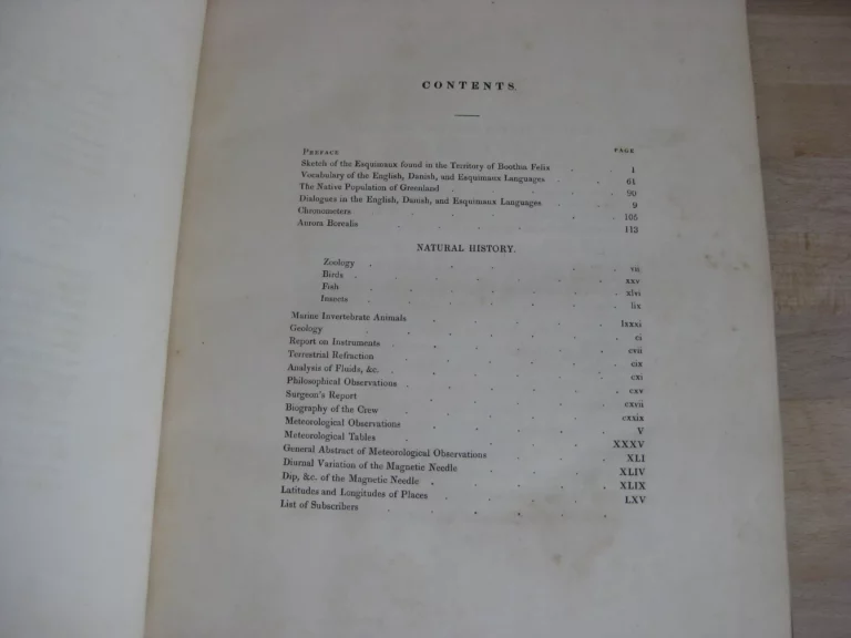 Appendix to the Narrative of a Second Voyage in Search of a North-West Passage Appendix to the Narrative of a Second Voyage in Search of a North-West Passage