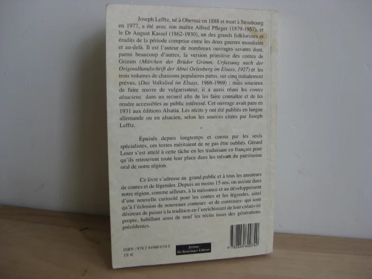 Contes populaires alsaciens : Elsässische Volksmärchen