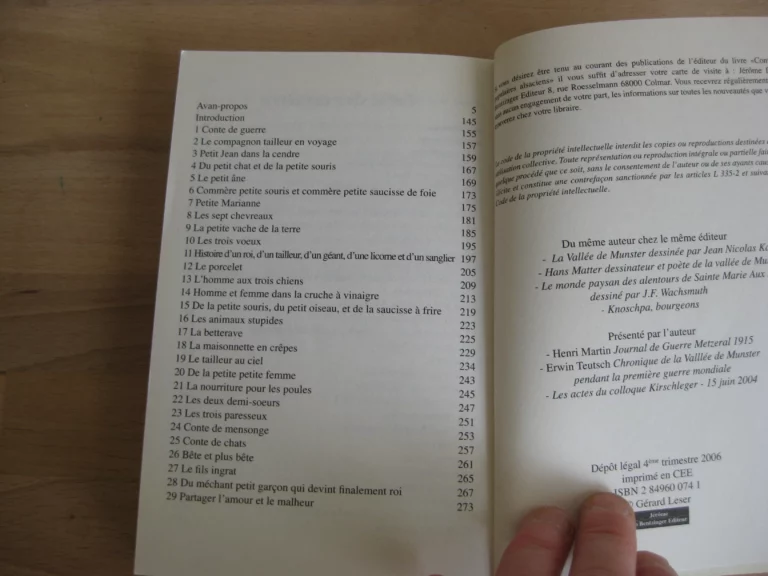 Contes populaires alsaciens : Elsässische Volksmärchen