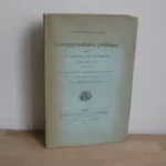 Correspondance politique adressée au magistrat de Strasbourg