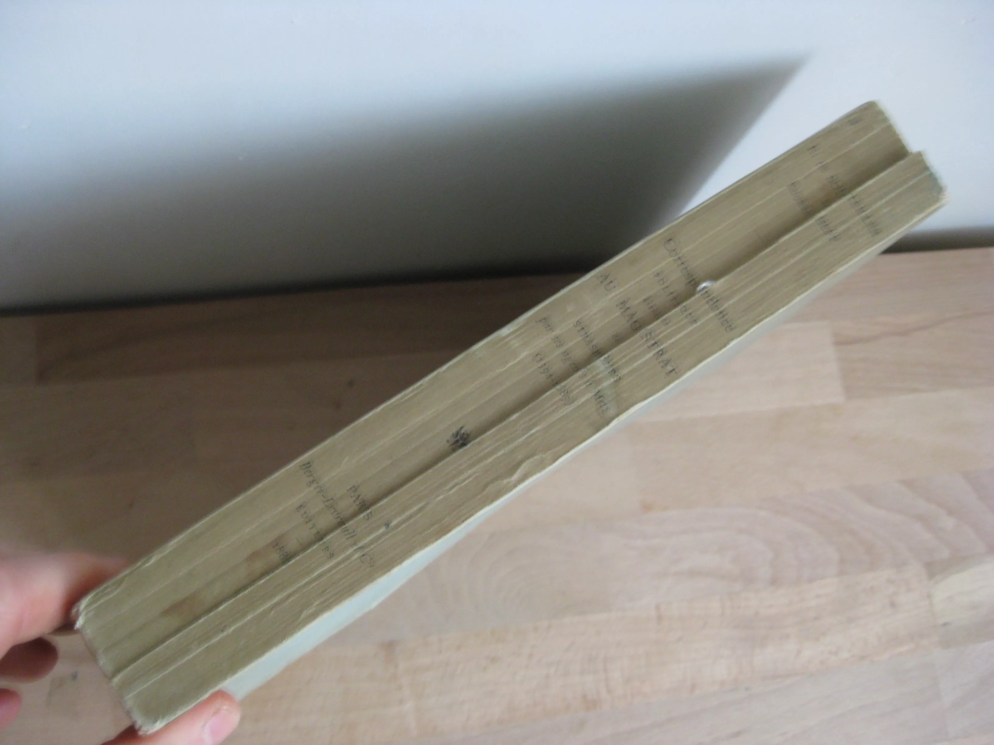 Correspondance politique adressée au magistrat de Strasbourg Correspondance politique adressée au magistrat de Strasbourg