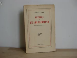 Lettres à un ami allemand, Camus Lettres à un ami allemand, Camus