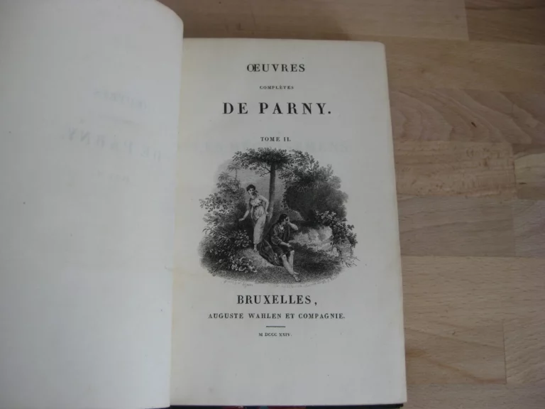 Œuvres complètes de Parny, en deux volumes Œuvres complètes de Parny, en deux volumes