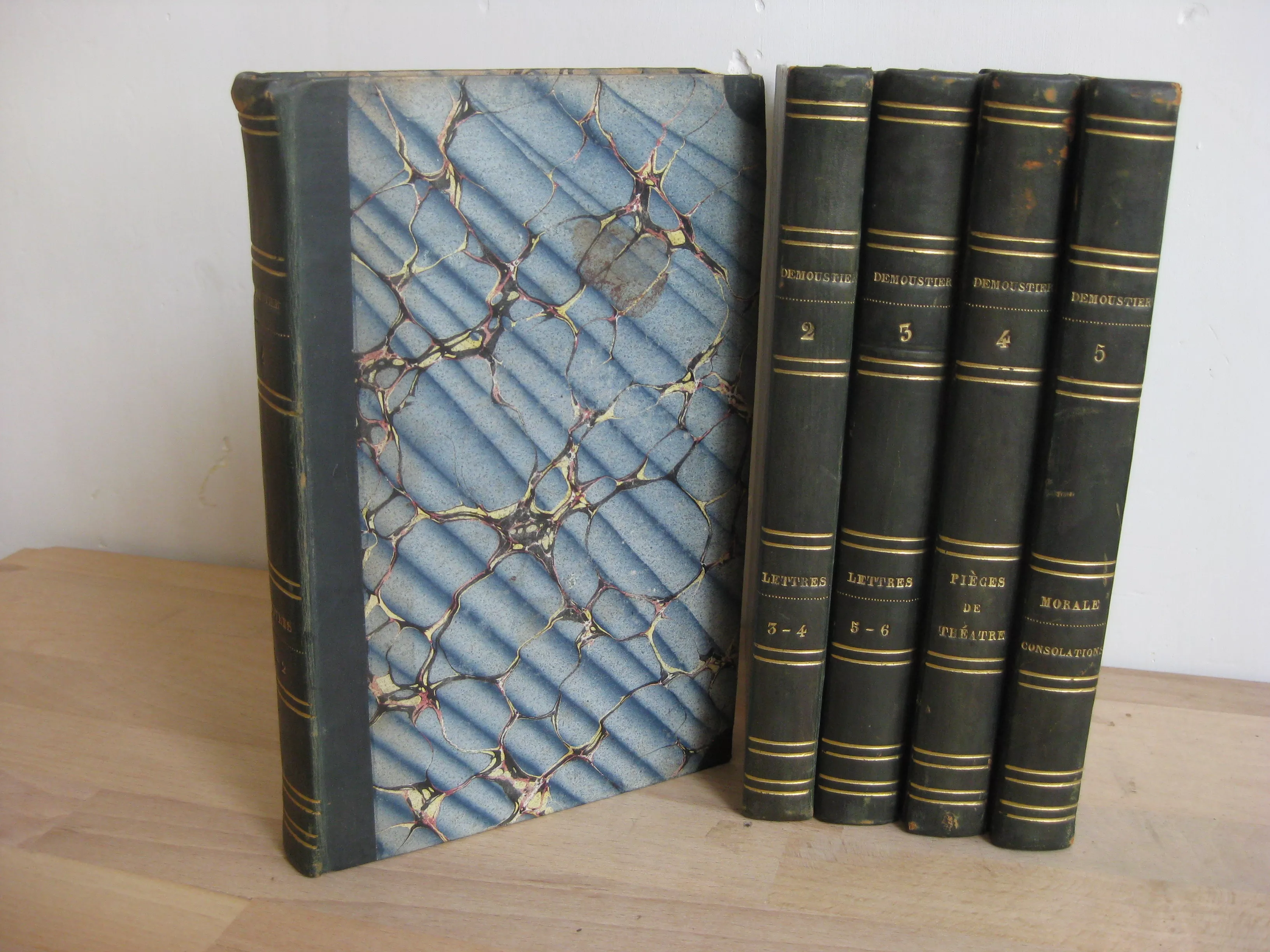 Œuvres en cinq volumes. - Charles-Albert Demoustier Œuvres en cinq volumes. - Charles-Albert Demoustier