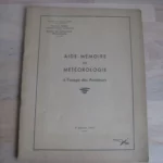 Aide-mémoire de météorologie pour aviateurs Aide-mémoire de météorologie pour aviateurs