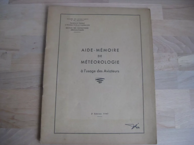 Aide-mémoire de météorologie pour aviateurs Aide-mémoire de météorologie pour aviateurs