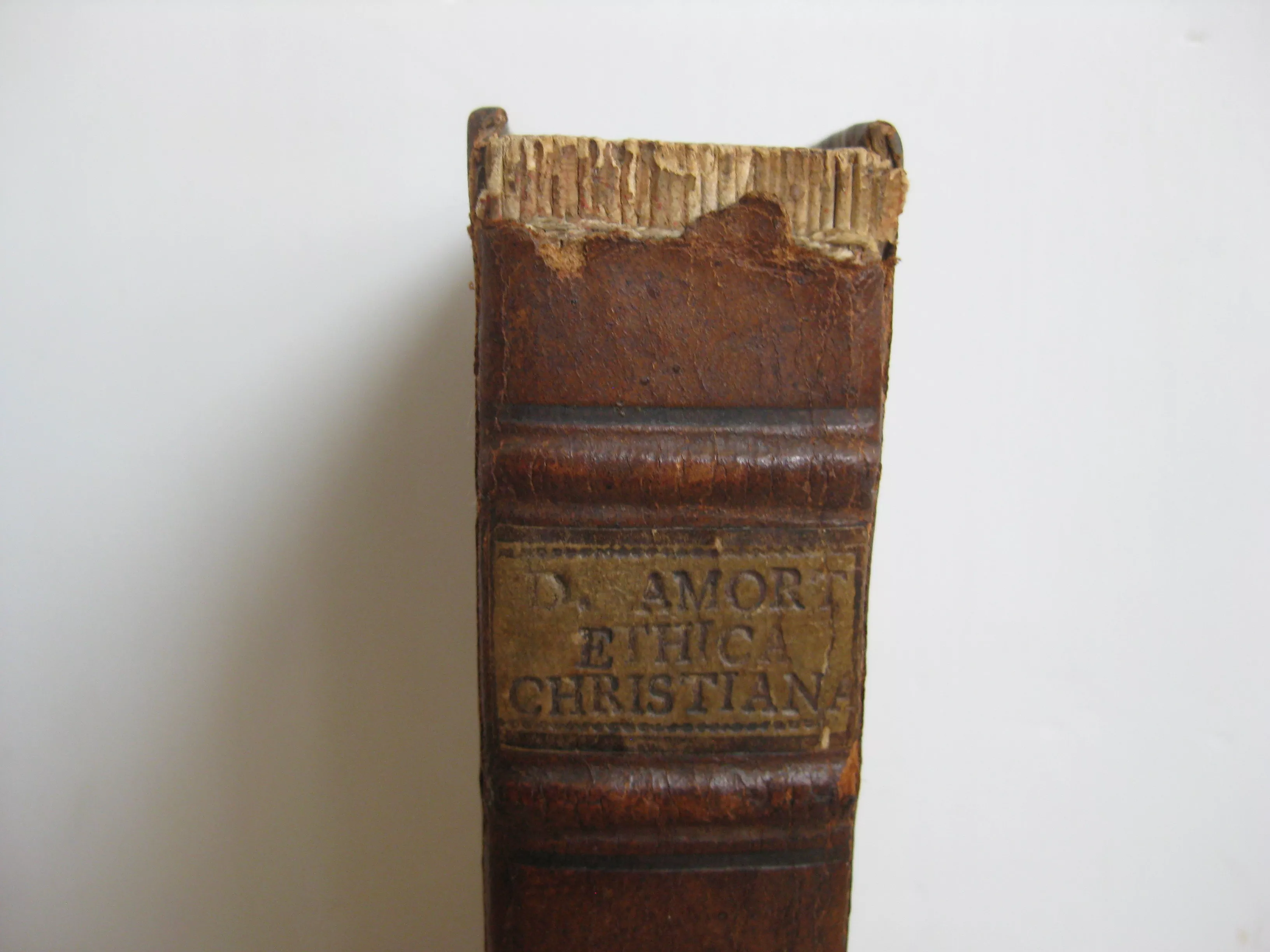 Ethica  Christiana : ubi De Beatudine humana. De Passionibus Animi