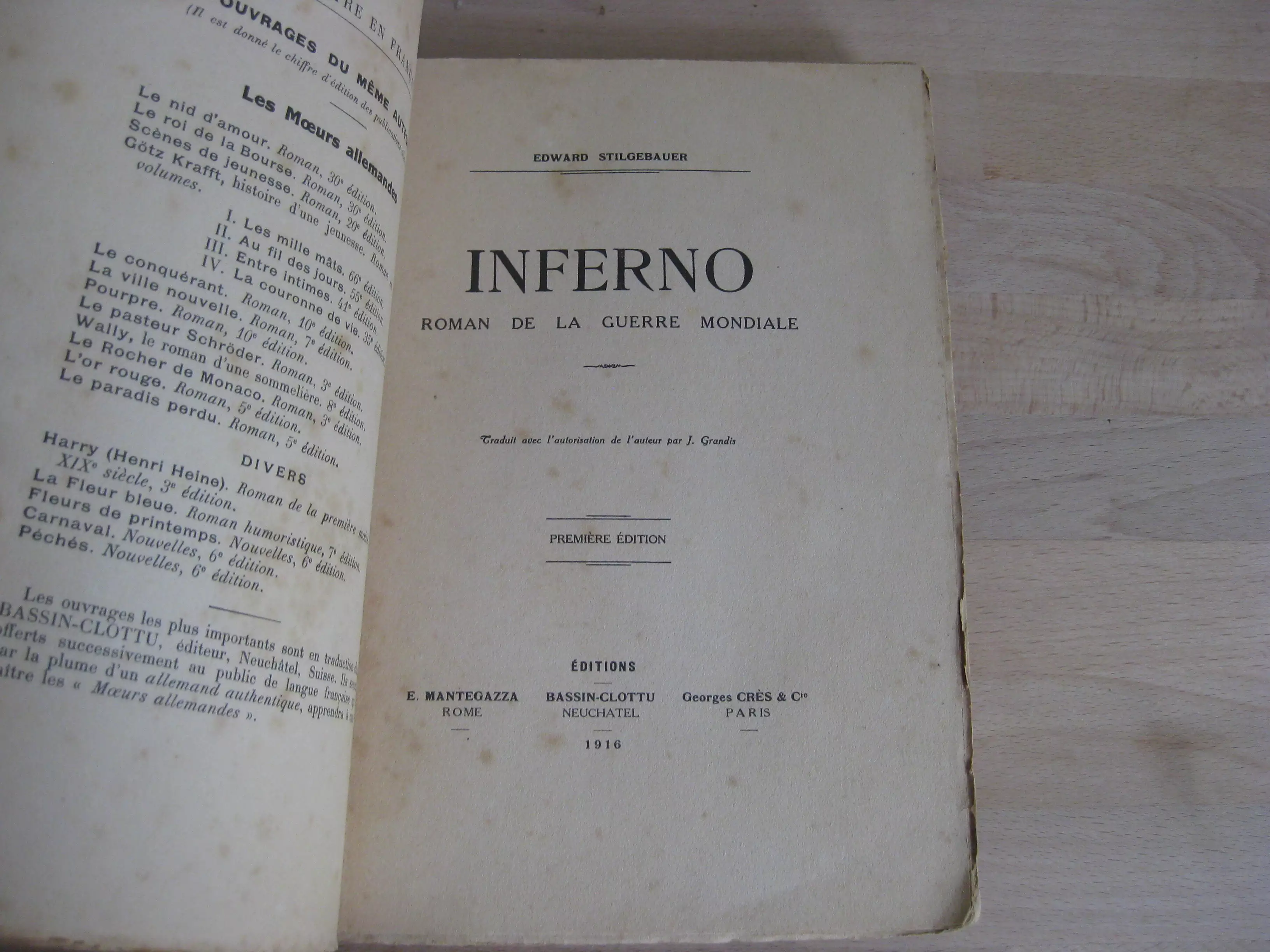 Inferno, Edward Stilgebauer