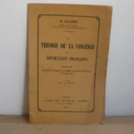 La théorie de la violence et la Révolution française