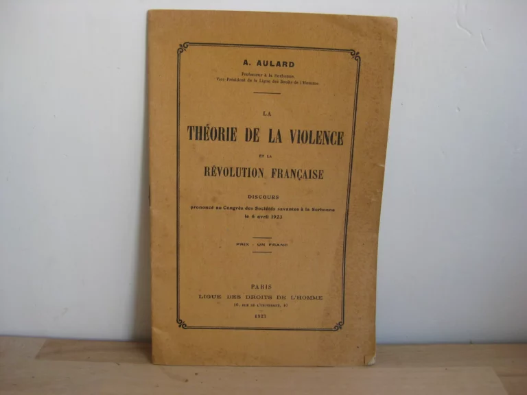 La théorie de la violence et la Révolution française