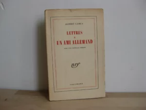 Lettres à un ami allemand, Camus Lettres à un ami allemand, Camus