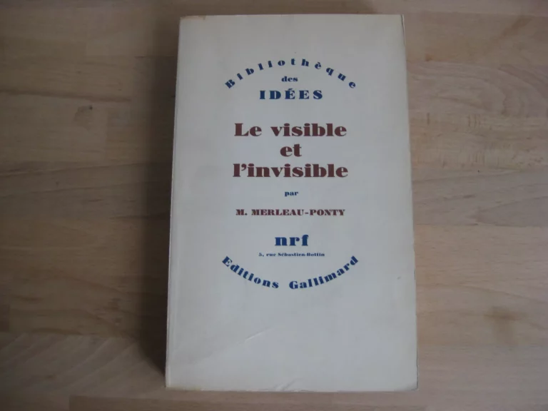 Merleau-Ponty, Le visible et l’invisible