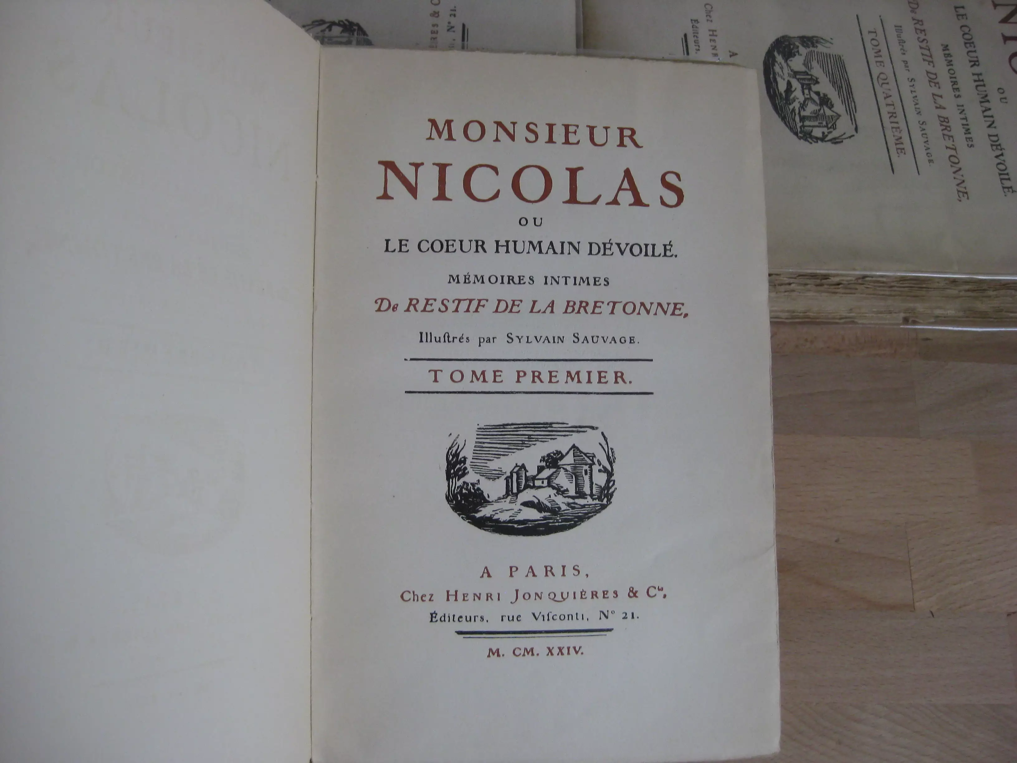 Monsieur Nicolas ou Le cœur humain dévoilé. Mémoires intimes