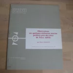 Observations sur quelques sédiments marins prélevés près des côtes de Terre Adélie