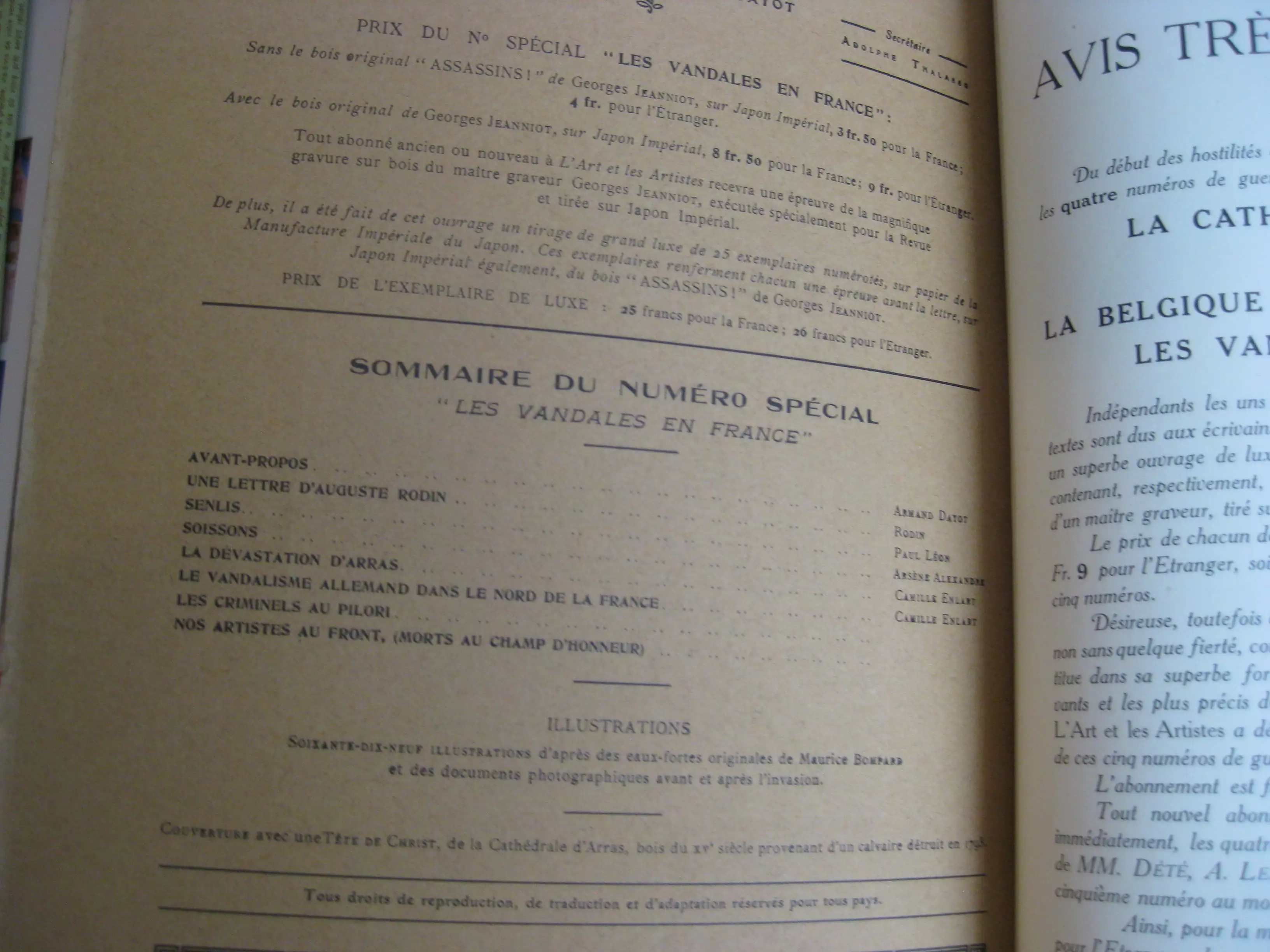 1914-1918. Les Vandales en France. Senlis, Soissons, Arras... 1914-1918. Les Vandales en France. Senlis, Soissons, Arras...