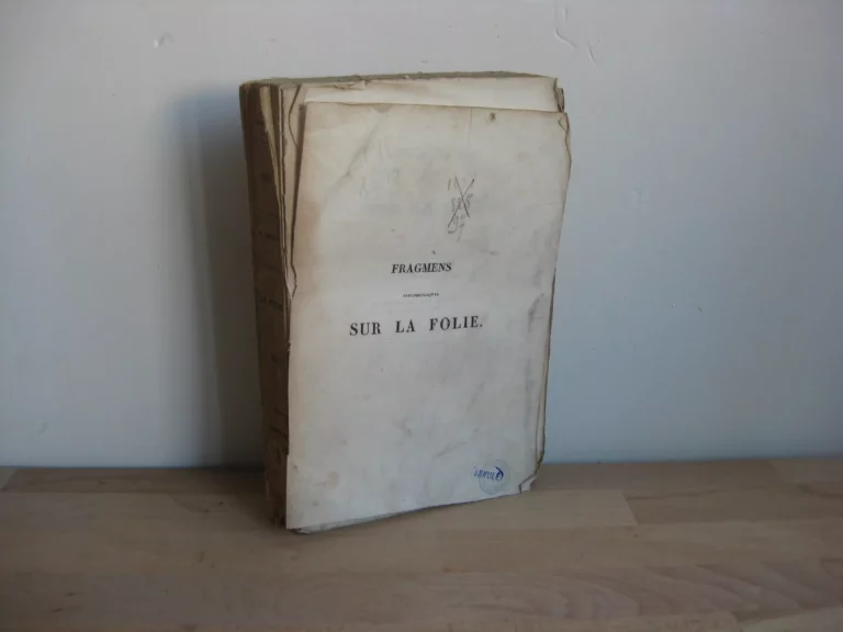 Fragmens psychologiques sur la folie, François Leuret