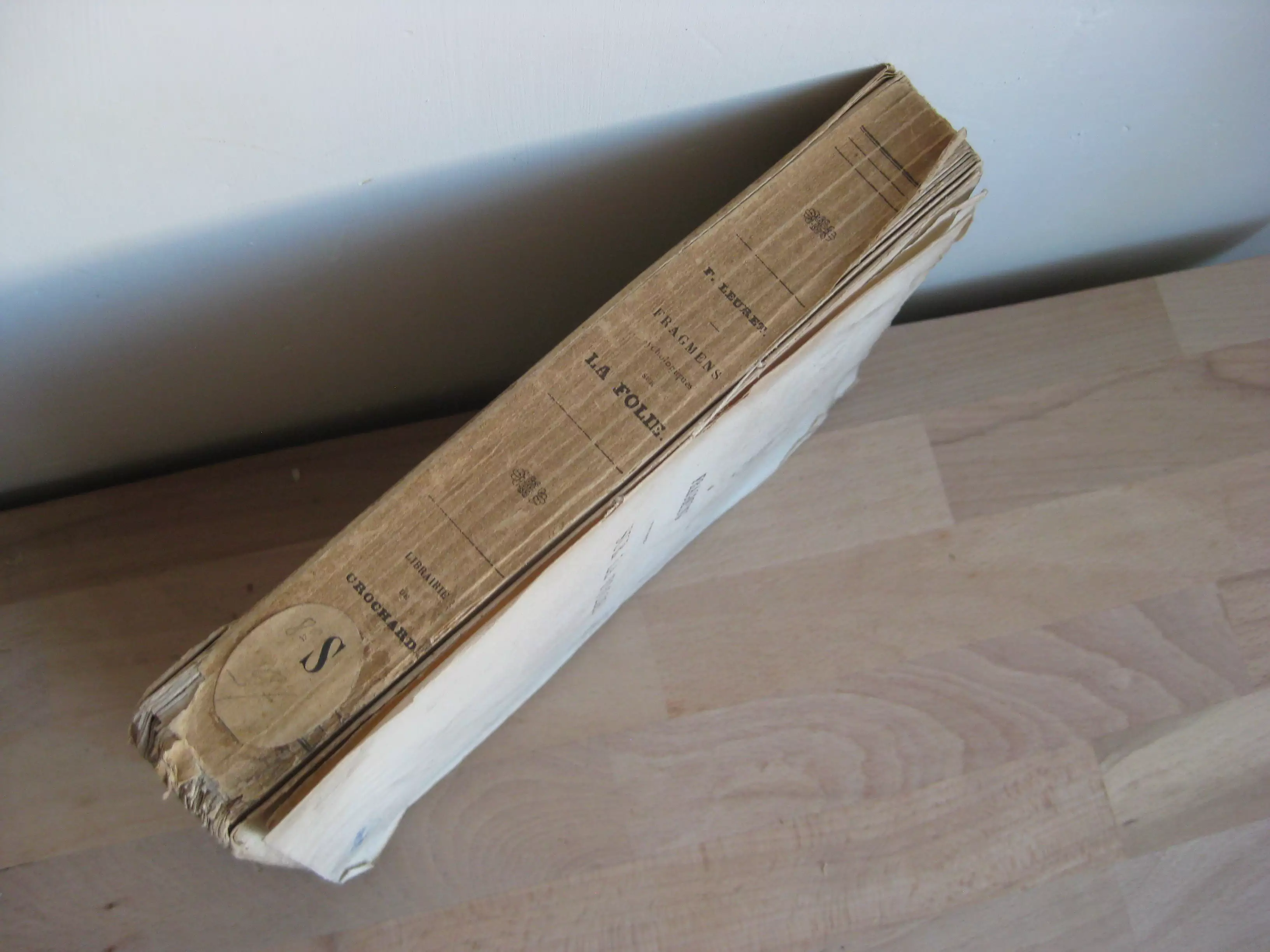 Fragmens psychologiques sur la folie, François Leuret