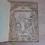 La Grande Guerre du Sondrebond, Charles-Ferdinand Ramuz