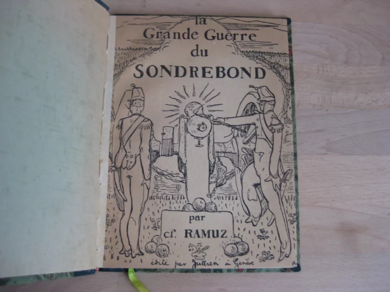La Grande Guerre du Sondrebond, Charles-Ferdinand Ramuz