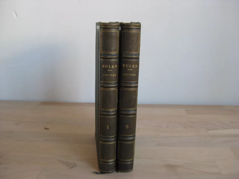 Lettres d'Euler à une princesse d'Allemagne sur divers sujets de physique et de philosophie Lettres d'Euler à une princesse d'Allemagne sur divers sujets de physique et de philosophie