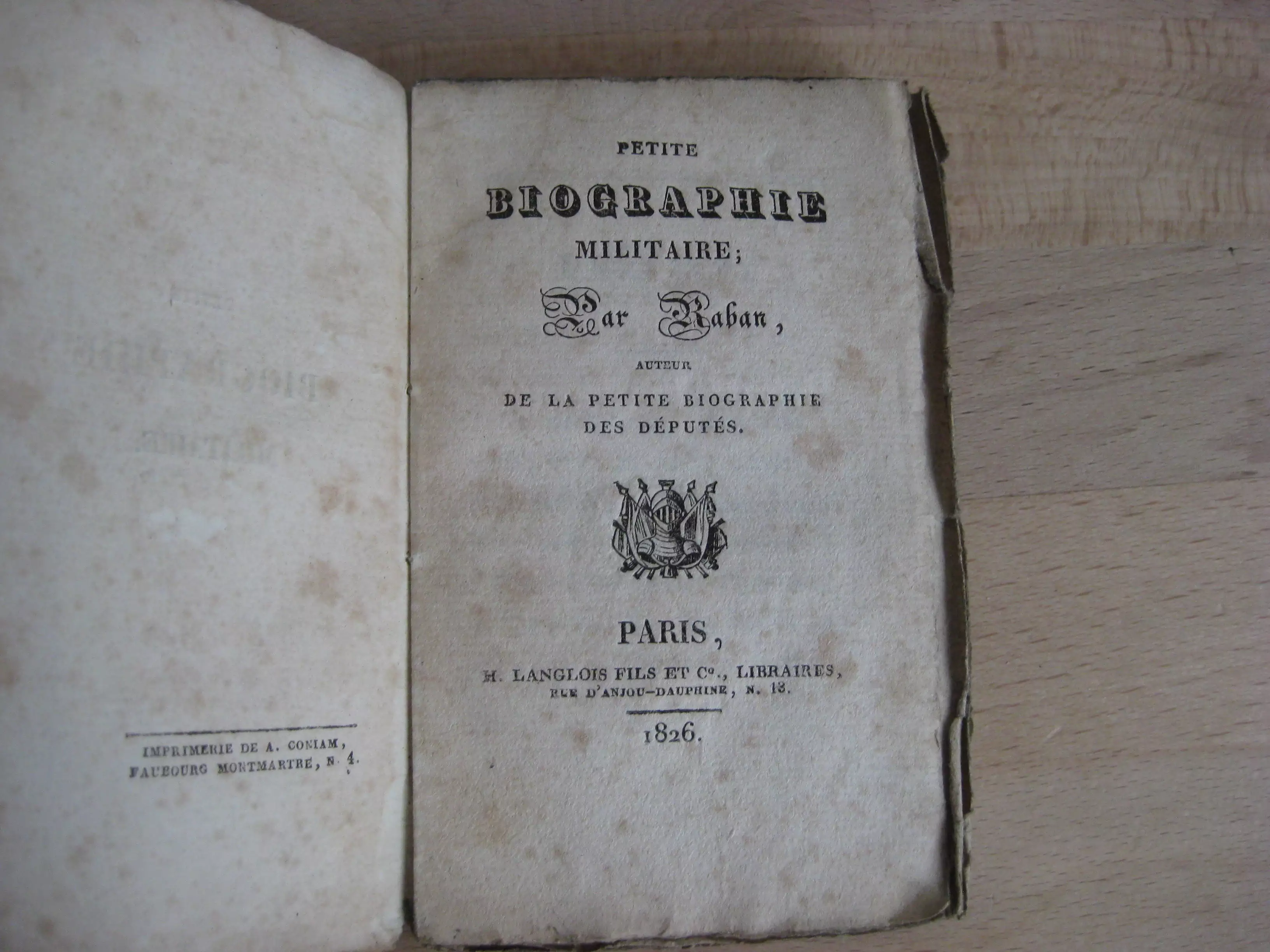 Petite biographie militaire, Raban [Louis-François]