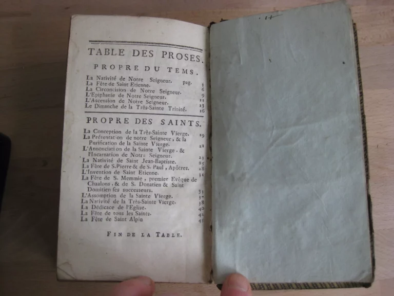Livre d’église latin-françois / Proses du diocèse de Chaalons Livre d’église latin-françois / Proses du diocèse de Chaalons