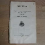 Défense du Rapport lu au Comité d’instruction primaire de la ville de Lille Défense du Rapport lu au Comité d’instruction primaire de la ville de Lille