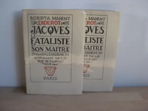 Jacques le fataliste et son maître, 2 tomes