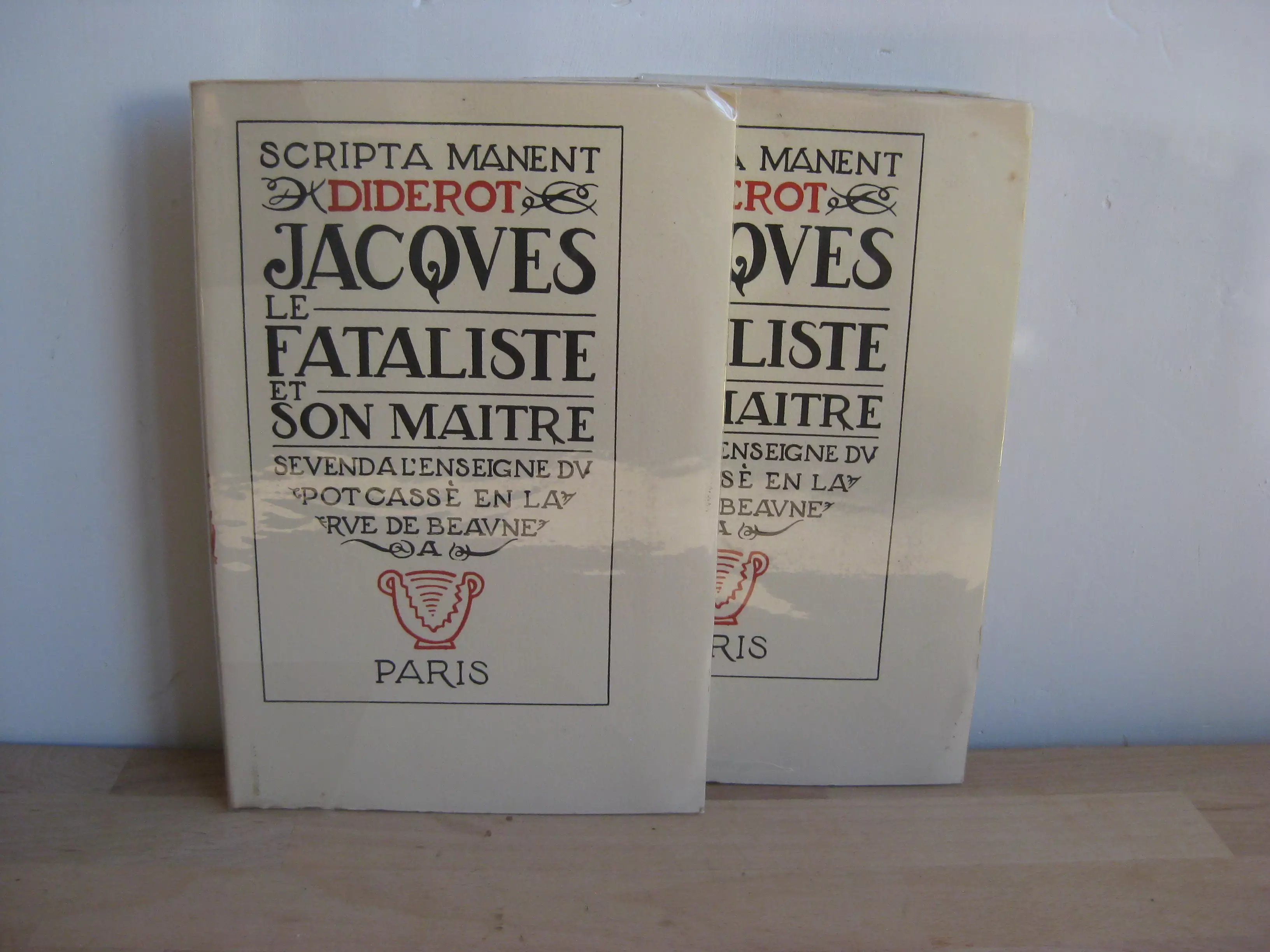 Jacques le fataliste et son maître, 2 tomes