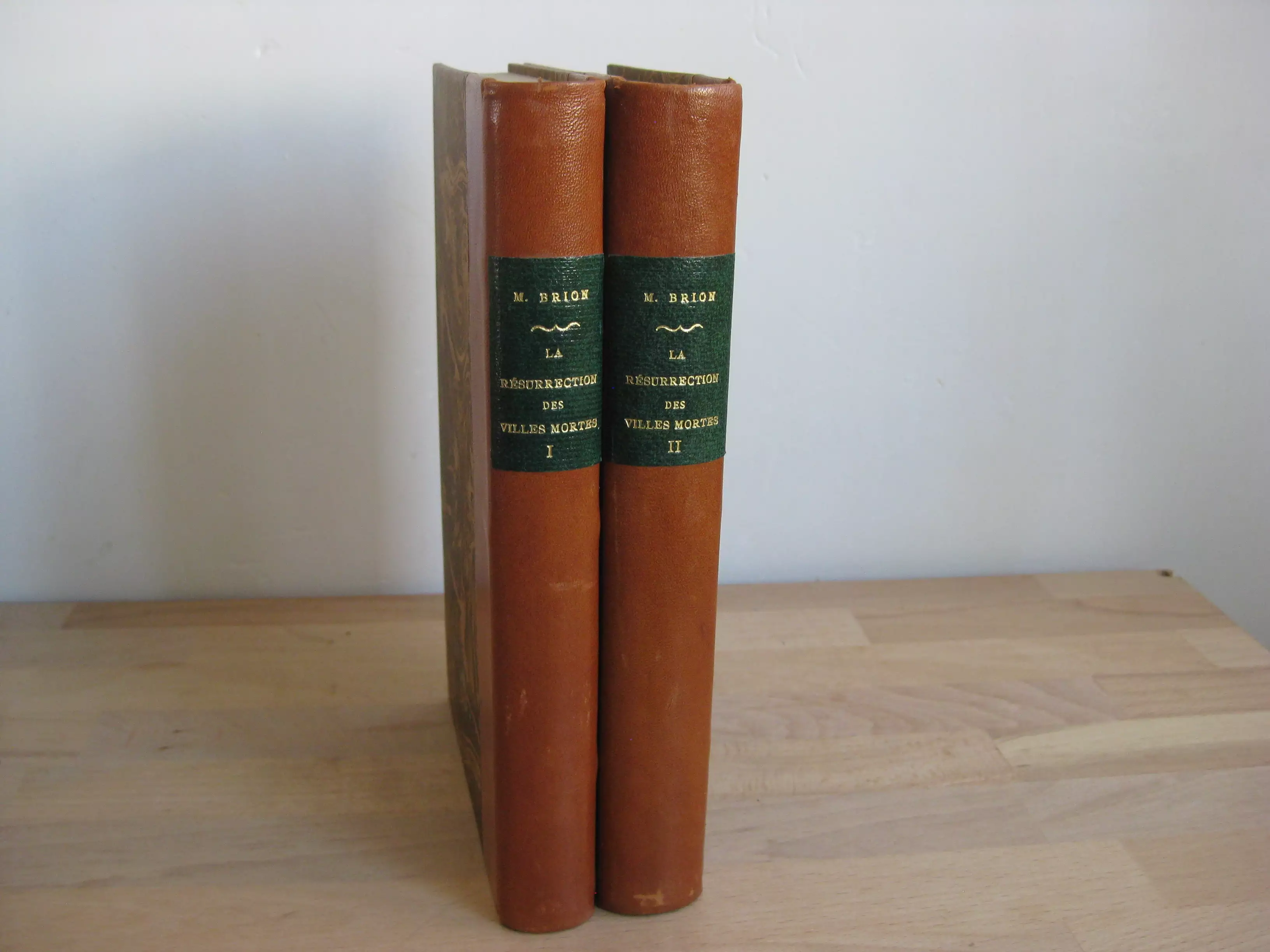 La résurrection des villes mortes (2 volumes), Marcel Brion