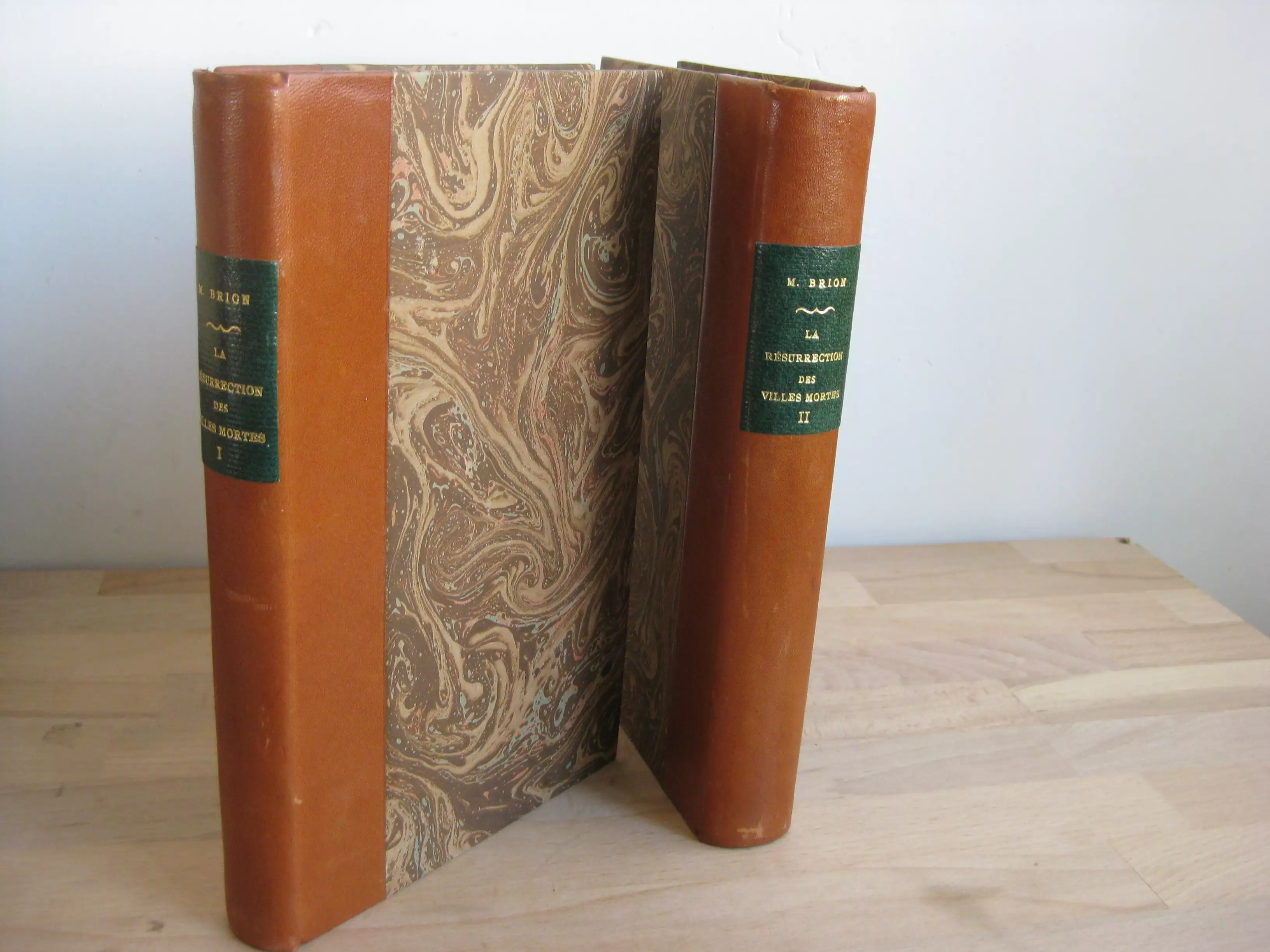 La résurrection des villes mortes (2 volumes), Marcel Brion