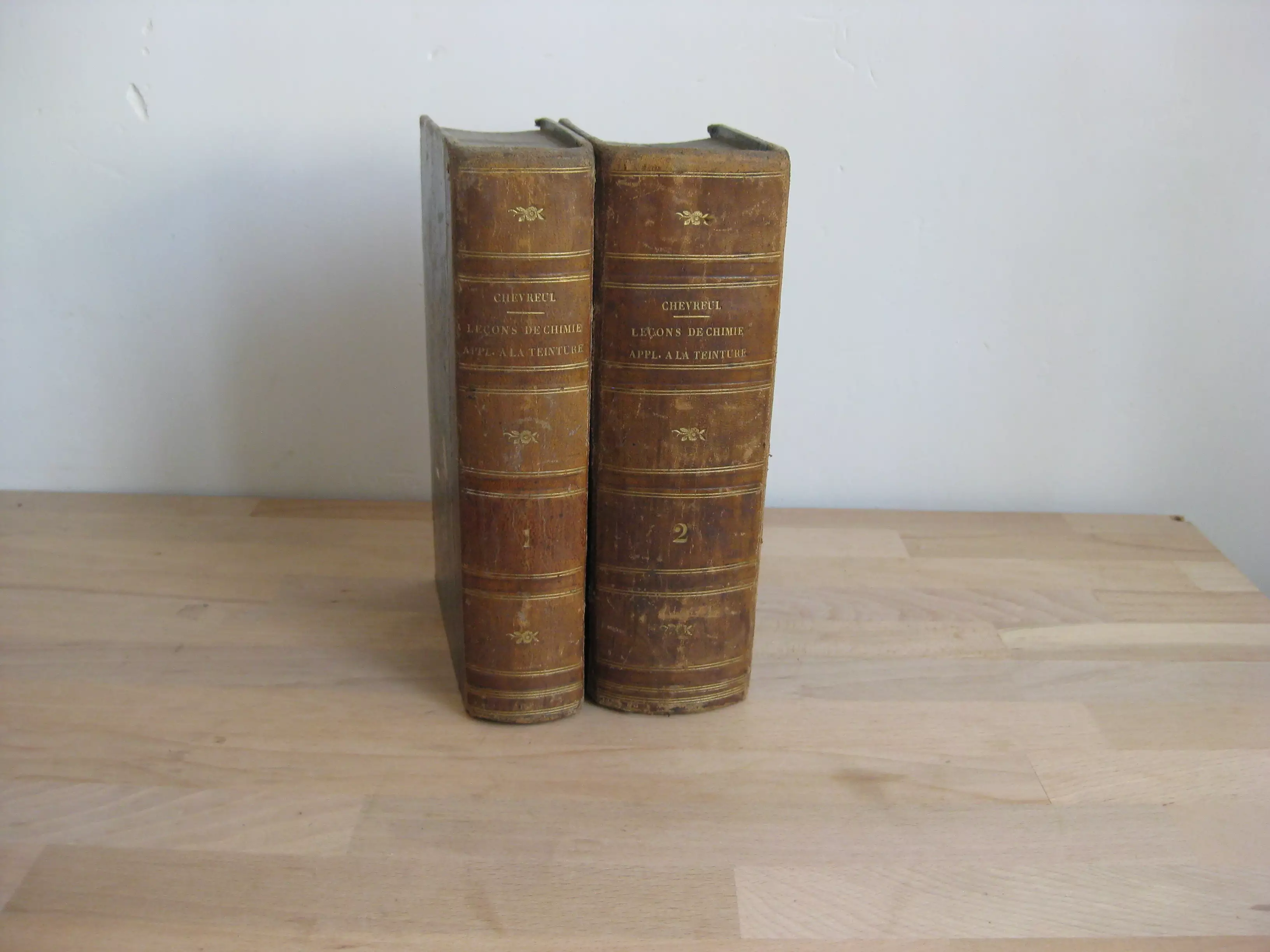 Leçons de chimie appliquée à la teinture, 2 tomes complet