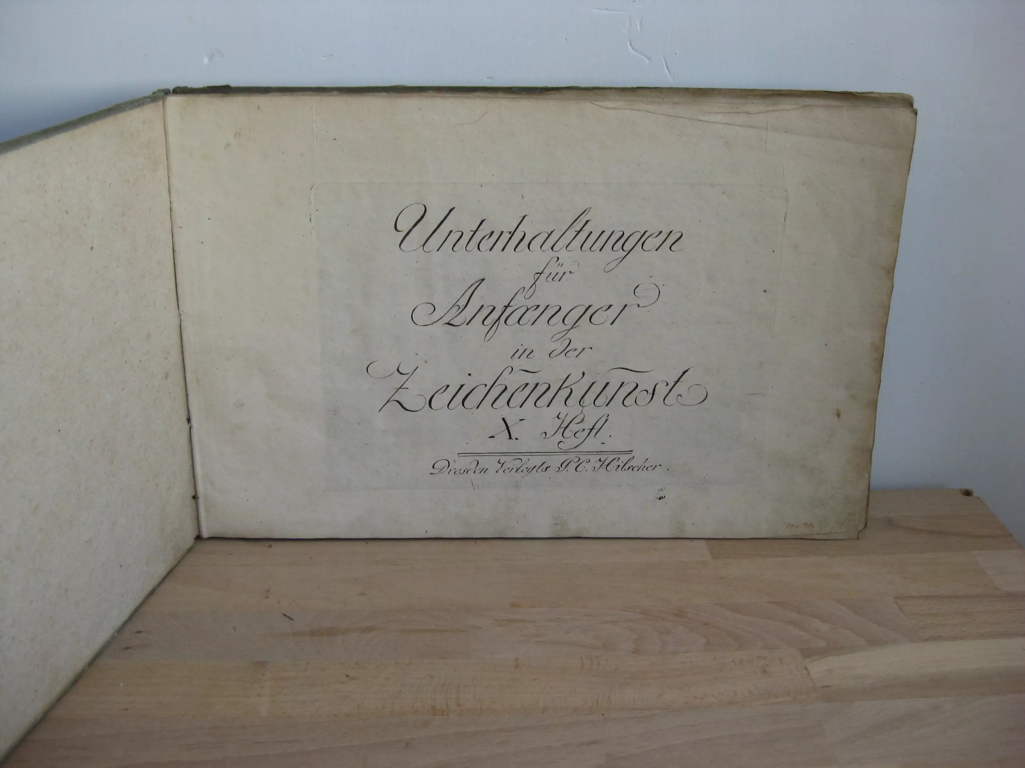 Unterhaltungen für Anfänger in der Zeichenkunst X, XI, XII et XIII. Heft