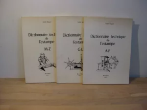 Dictionnaire technique de l'estampe, 3 volumes, complet