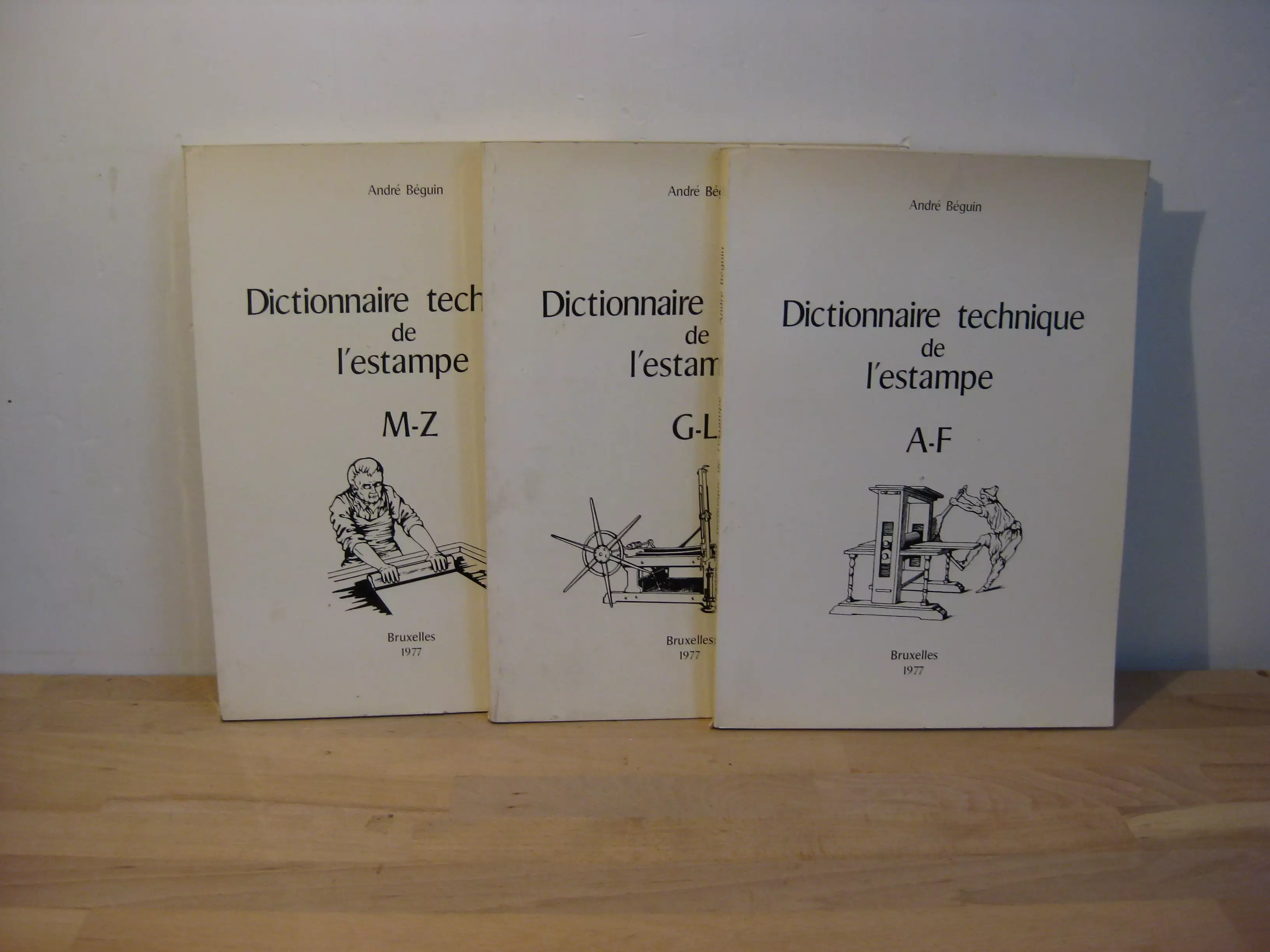 Dictionnaire technique de l'estampe, 3 volumes, complet