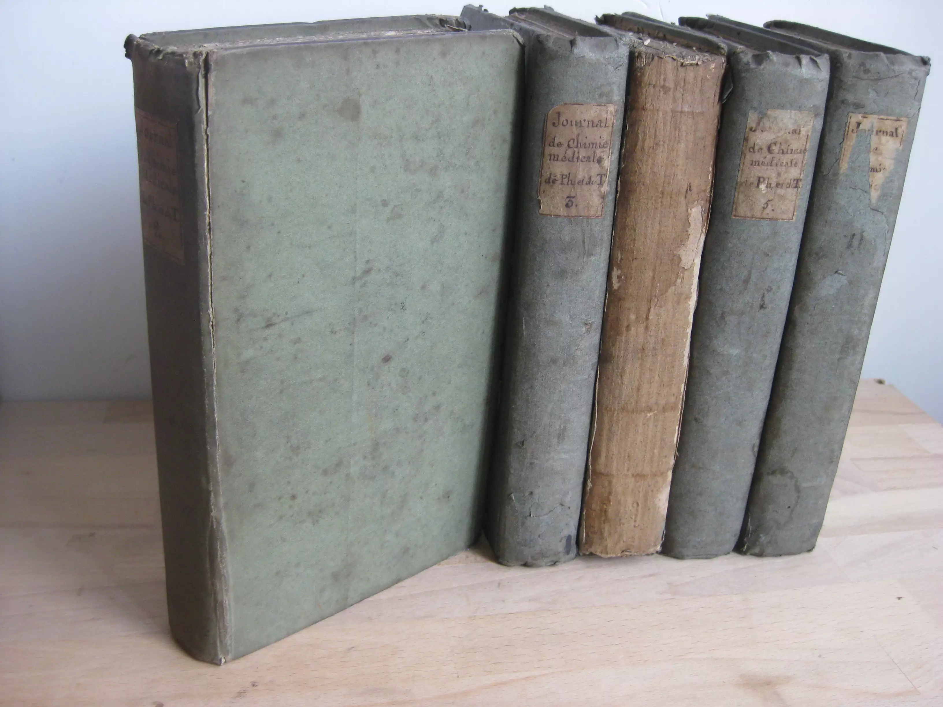 Journal de chimie médicale, de pharmacie, et de toxicologie, 5 tomes 5 années complètes