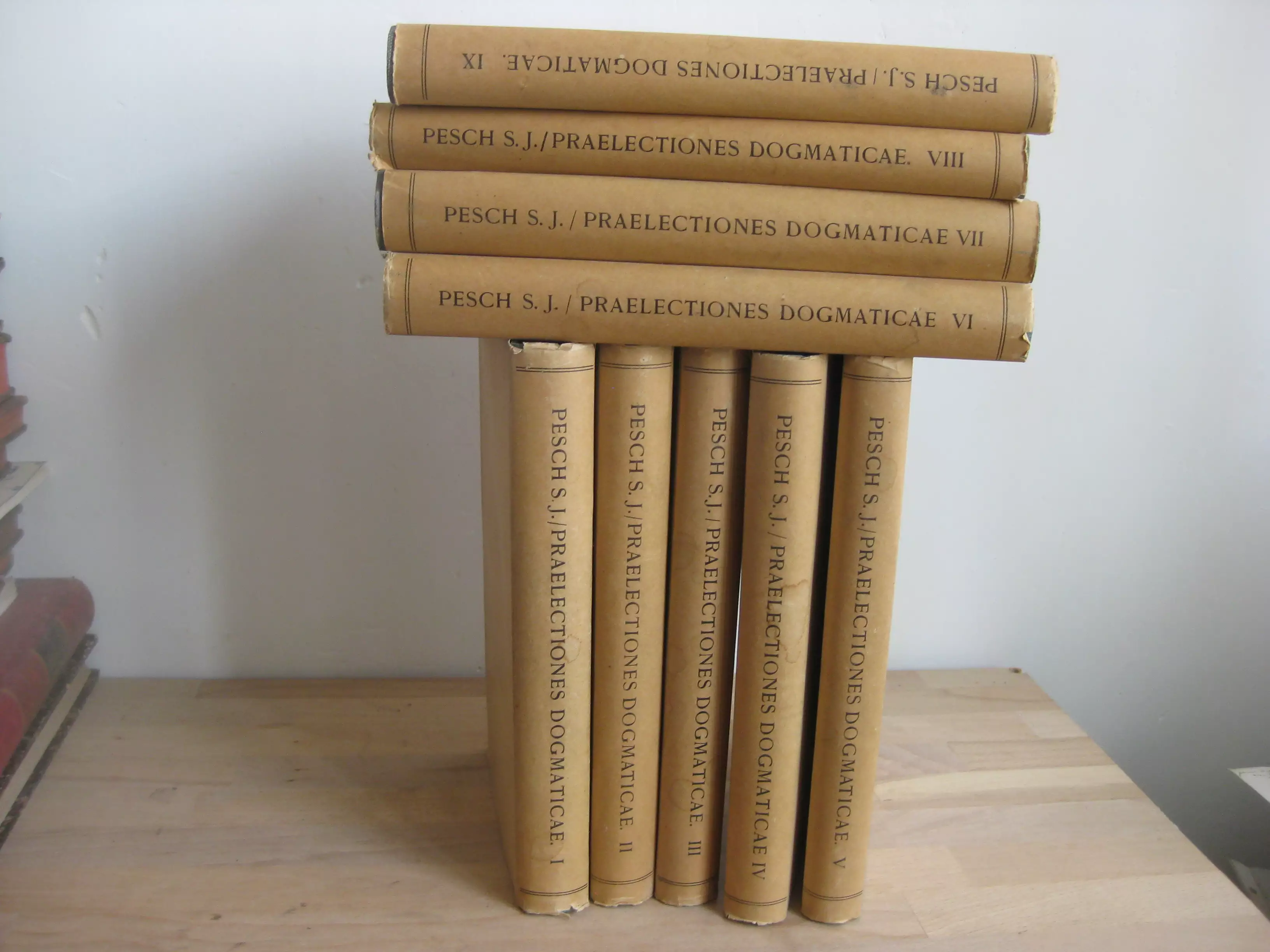 Praelectiones Dogmaticae, 9 Tomes Complet - Christian Pesch Praelectiones Dogmaticae, 9 Tomes Complet - Christian Pesch