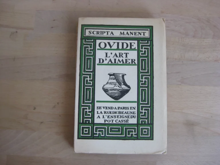 L’art d’aimer - Ovide - À l’enseigne du Pot Cassé L’art d’aimer - Ovide - À l’enseigne du Pot Cassé