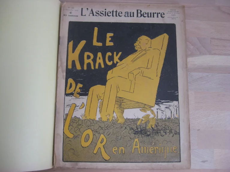 L’Assiette au beurre, n°349, 7 décembre 1907 – Le krach de l’or en Amérique L’Assiette au beurre, n°349, 7 décembre 1907 – Le krach de l’or en Amérique