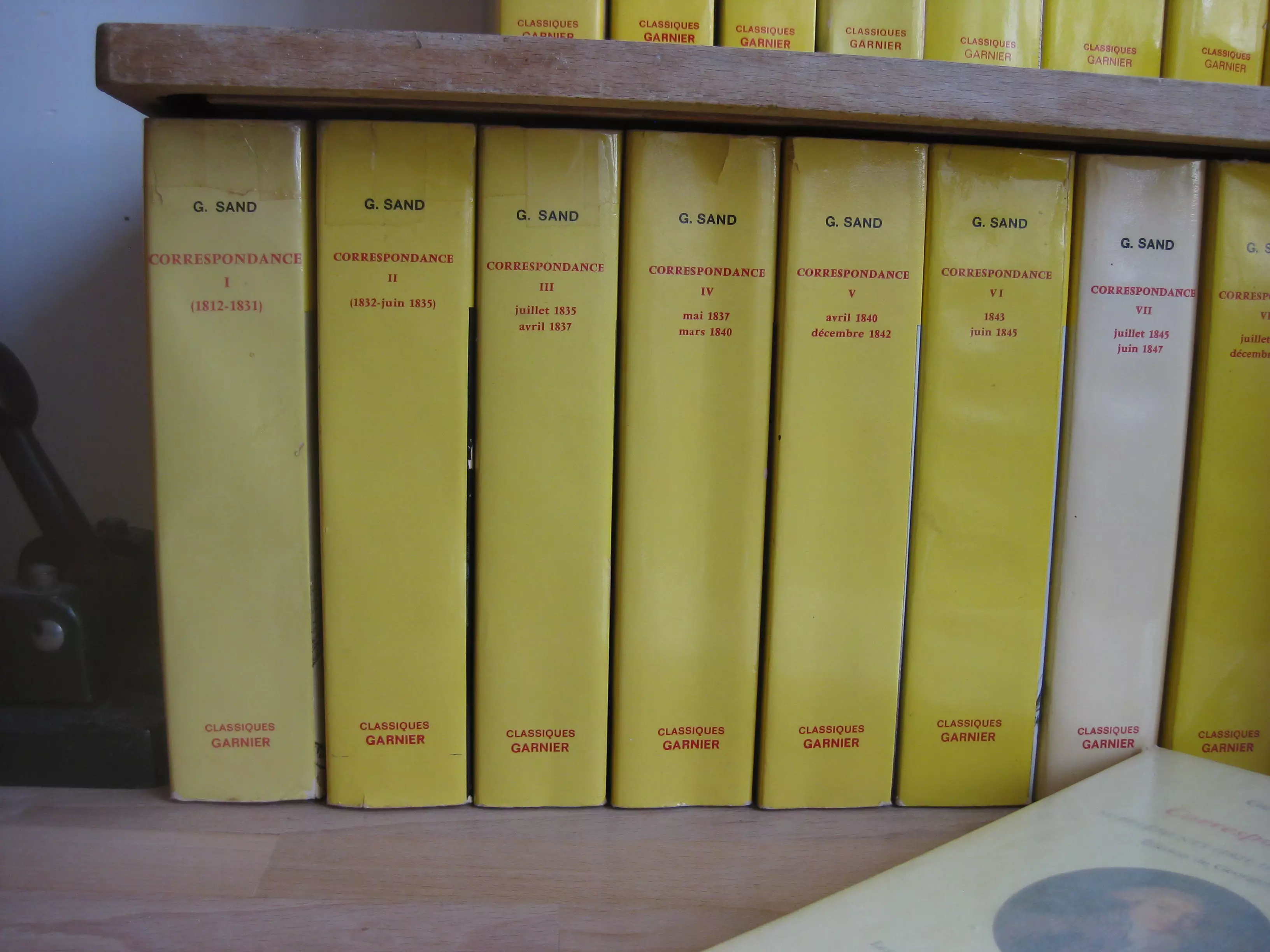 George Sand, Correspondance complète, 26 volumes