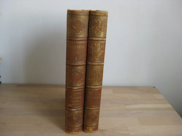 Histoire naturelle de Lacépède, 2 volumes, complet