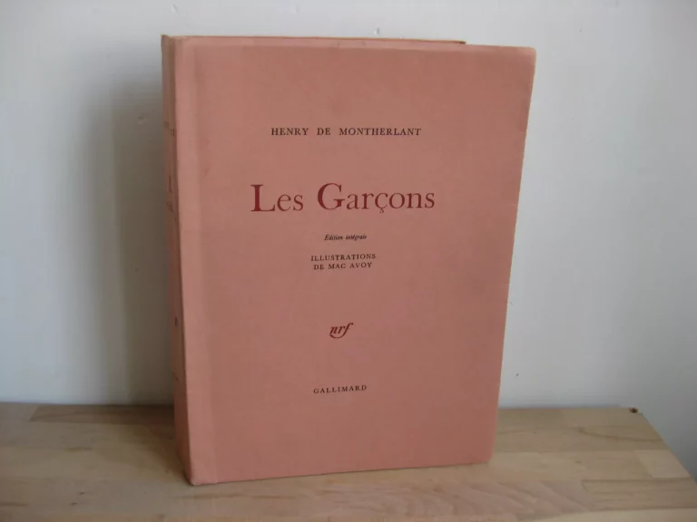 Les Garçons - Montherlant / Mac Avoy