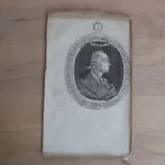 Portrait gravé de Henri Van der Noot en médaillon