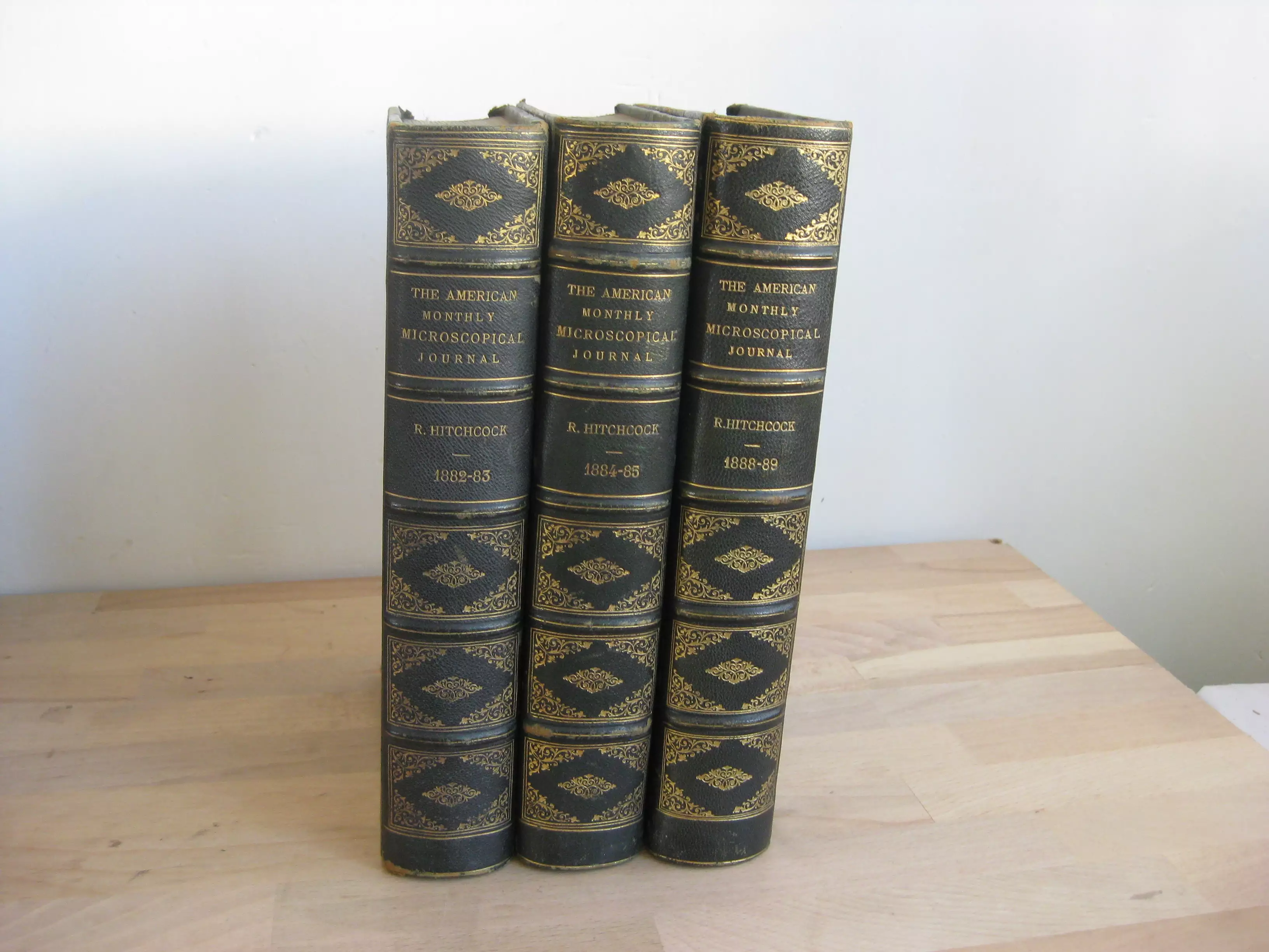The American Monthly Microscopical Journal, 1882, 1883, 1884, 1886, 1888 et 1889