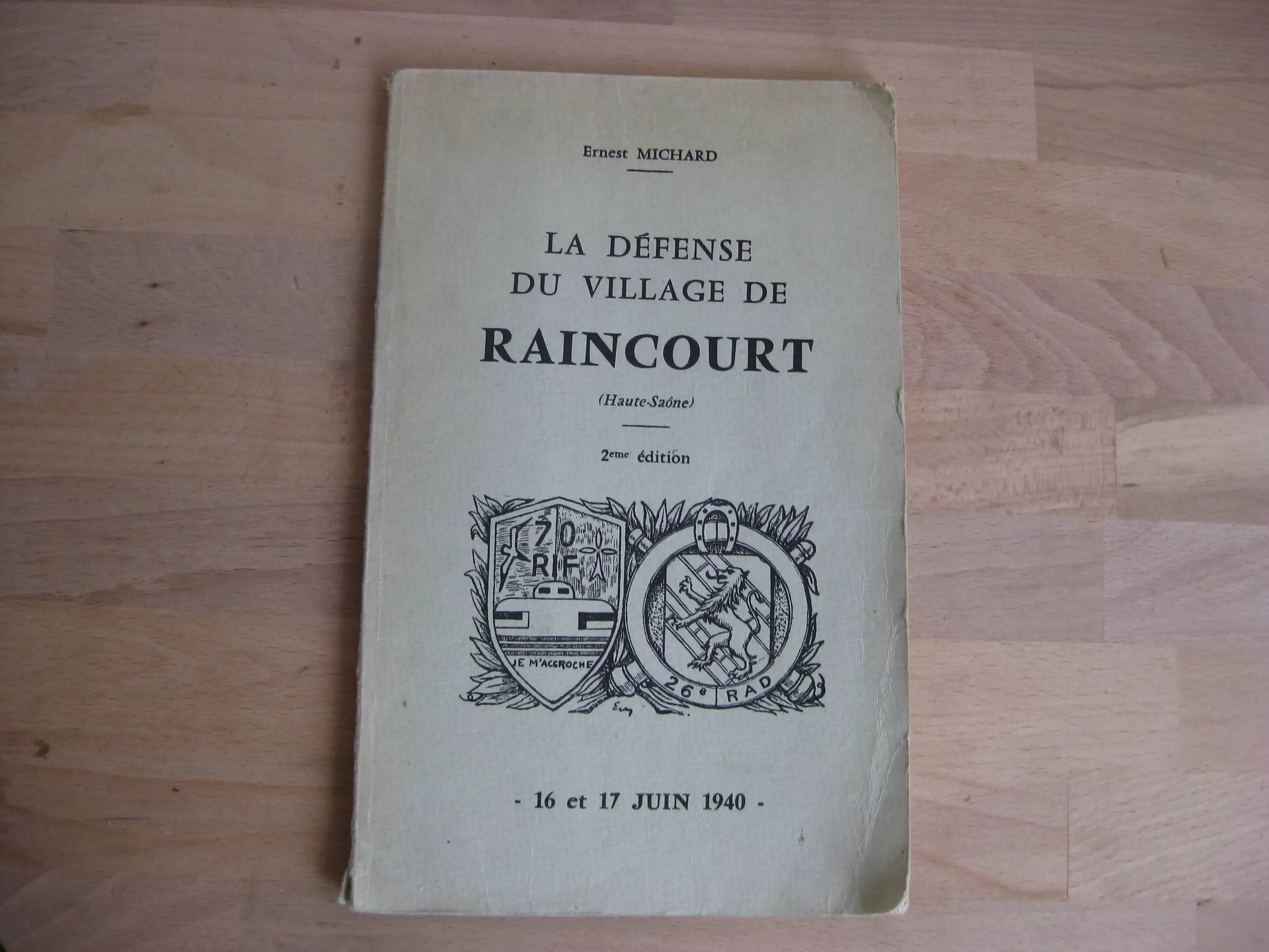 La défense du village de Raincourt (Haute-Saône) - 16 et 17 juin 1940